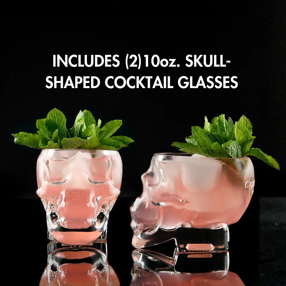 Crystal Head Original vodka 75 cl met 2 glazen neutraal