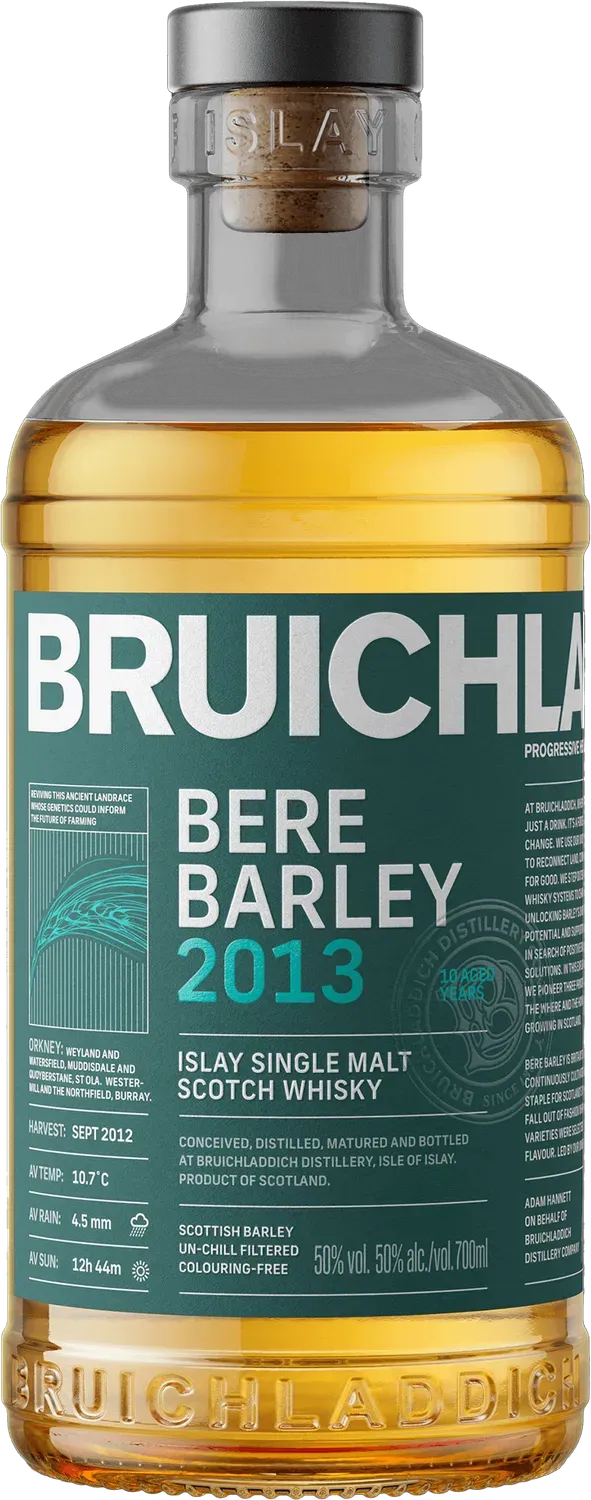 Bruichladdich Bere Barley 2013 single malt whisky 70cl 10 jaar