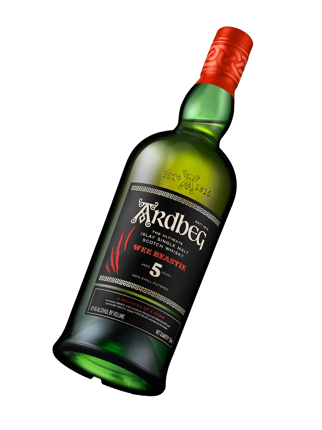 Ardbeg Wee Beastie single malt whisky 70 cl rokerig