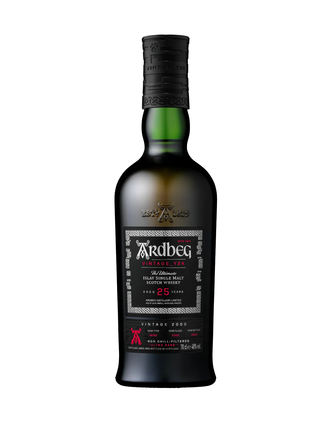 Ardbeg Vintage Y2K 25 jaar whisky 70 cl tempranillo