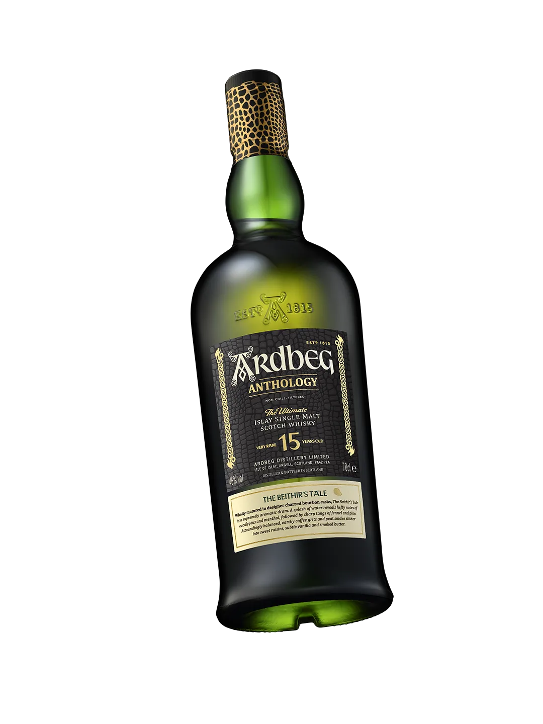 Ardbeg Anthology Beithir's Tale 15 Years single malt whisky charred