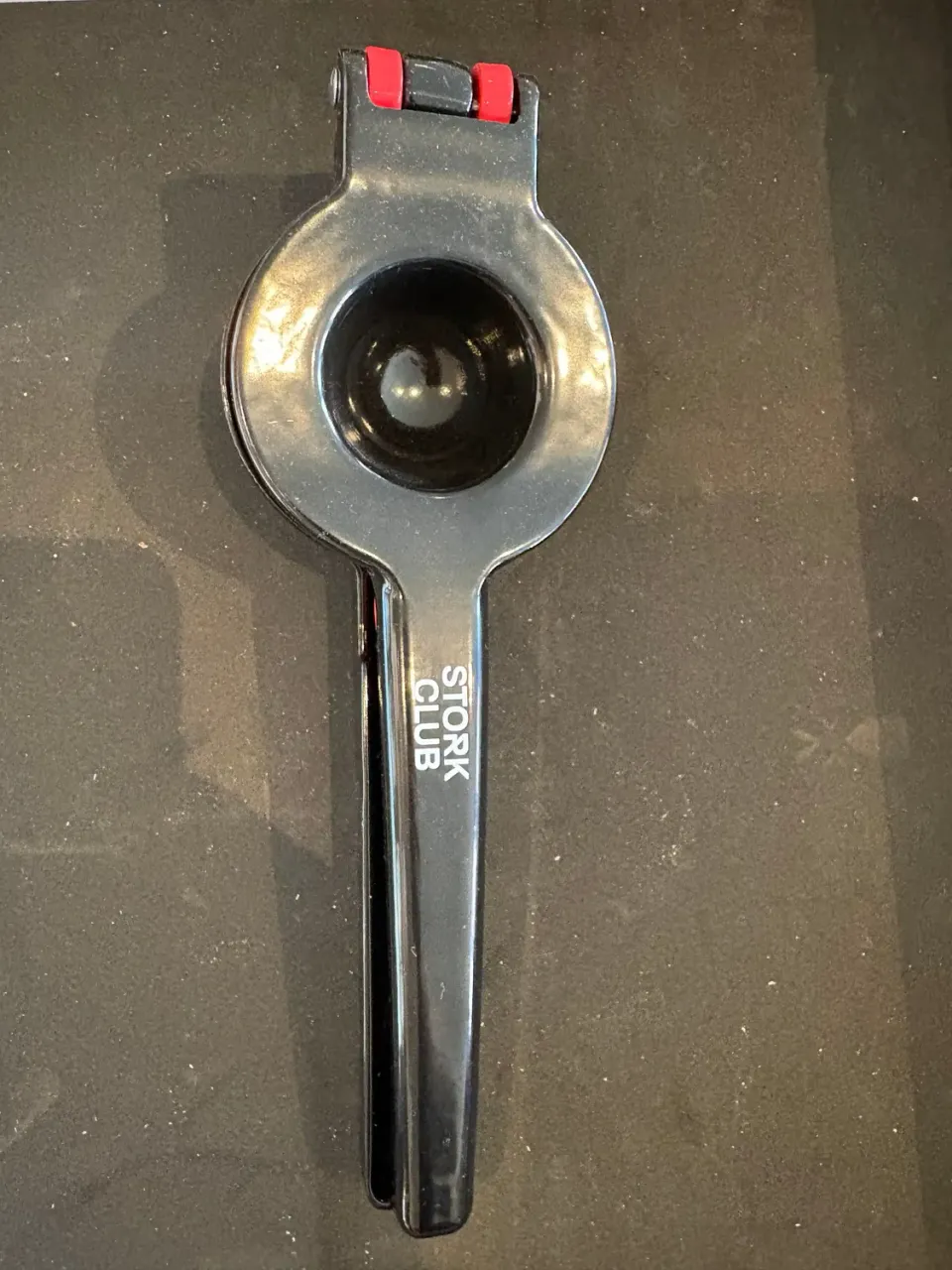 Stork Club citruspers 2 in 1 limoen citroen zwart rood