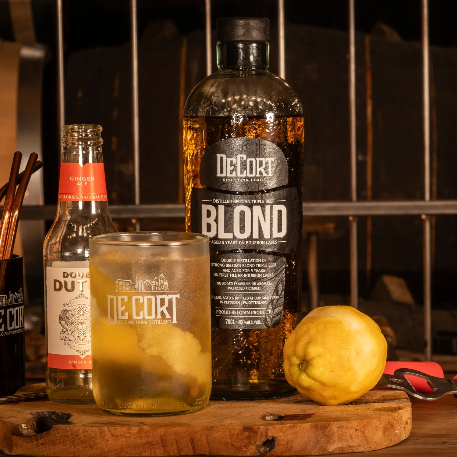 De Cort Blond Belgian Beer brandy bier distillaat