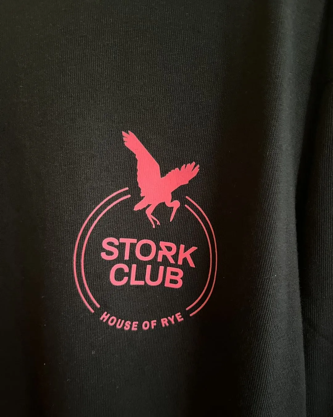 Stork Club Whiskey T-shirt katoen zwart maat M