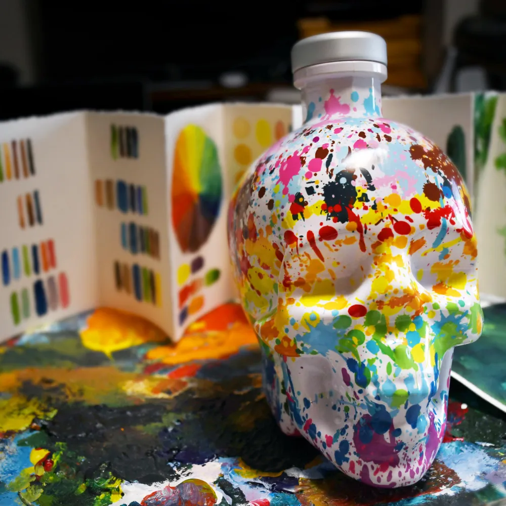Crystal Head Pride wodka 750 ml met glaasjes en tas