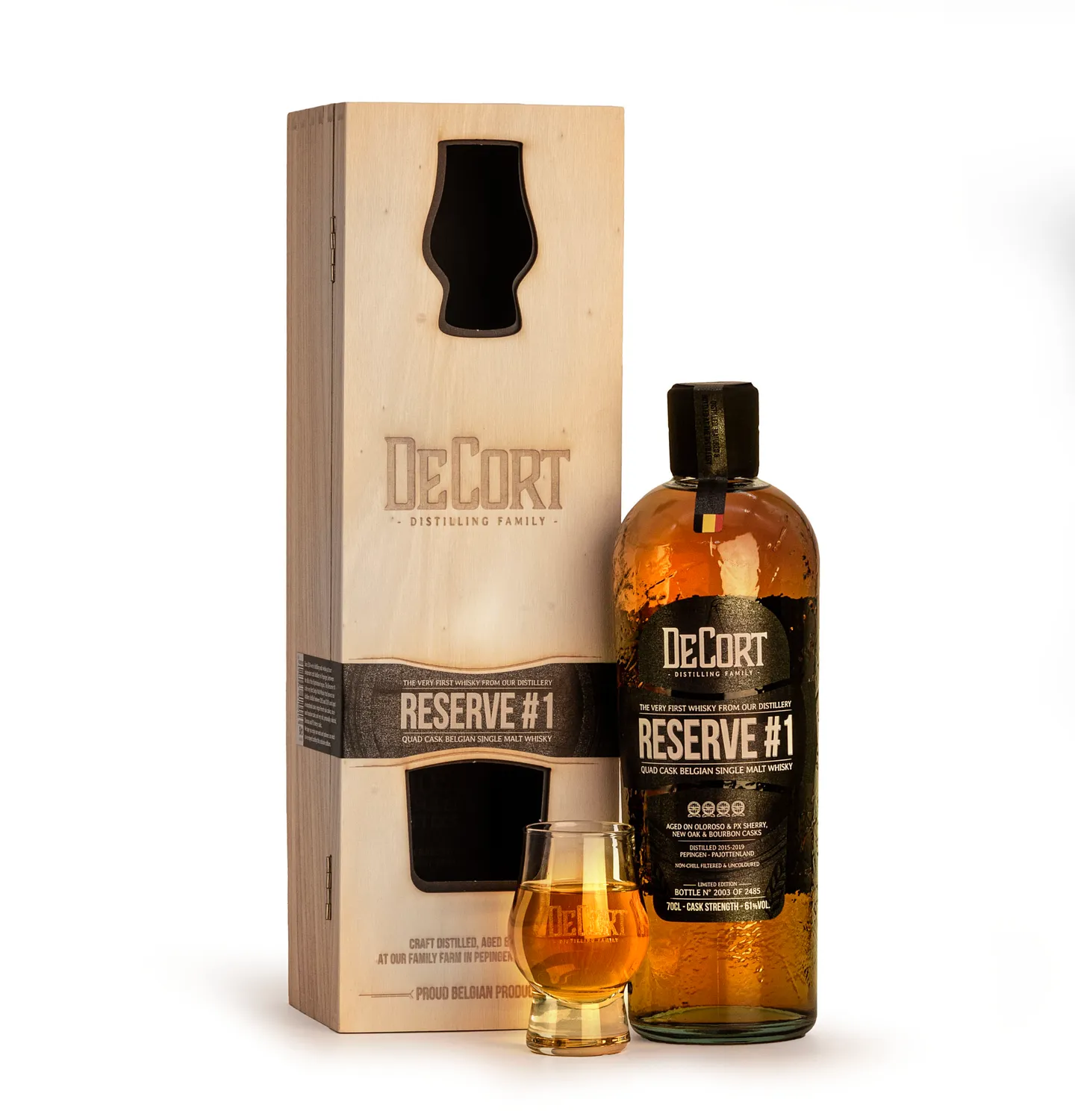 De Cort Reserve #1 single malt whisky 70 cl first