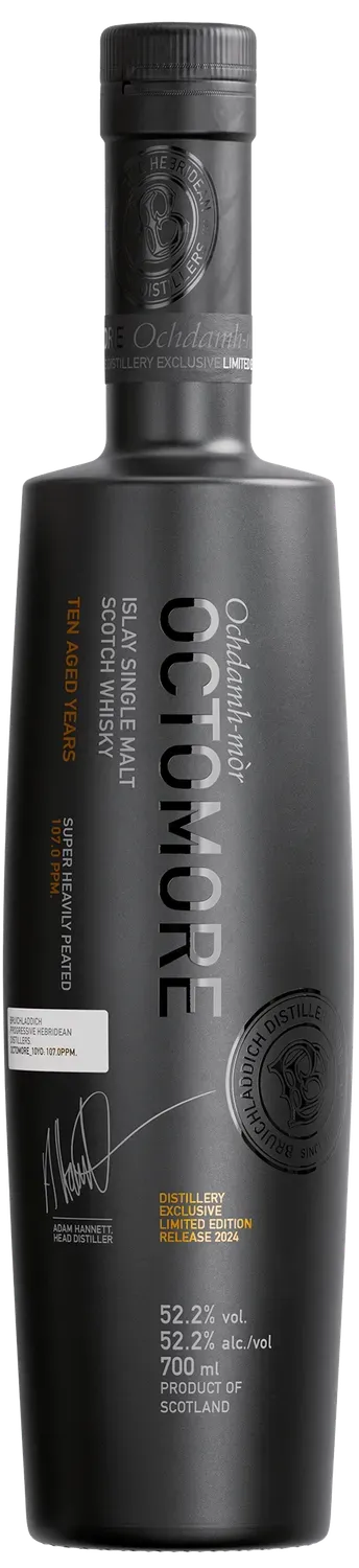 Bruichladdich Octomore 15 Ten Aged Years whisky 70cl 10 jaar