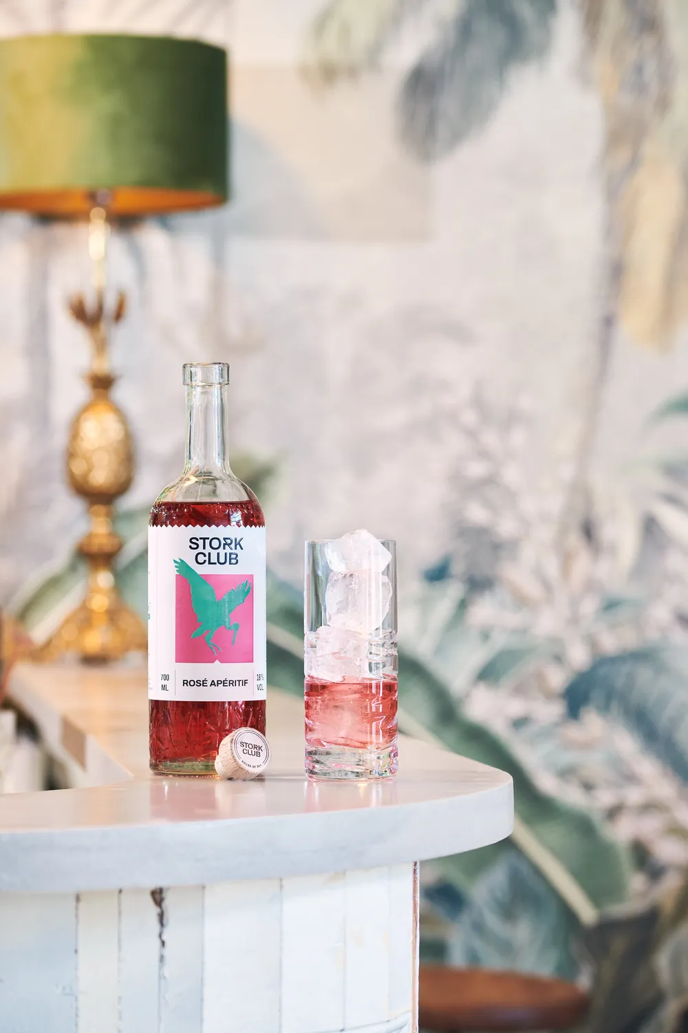 Stork Club Rosé-Rye aperitief 70 cl 18% fruitig fris
