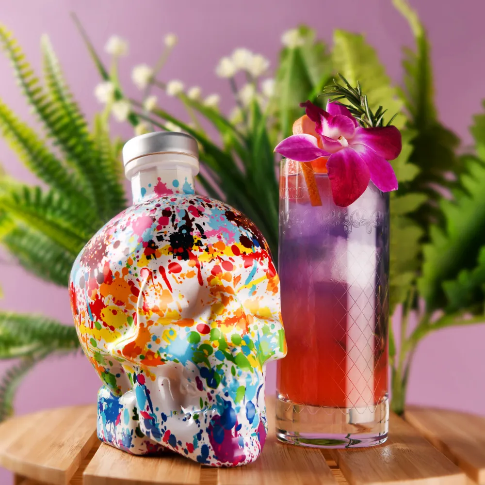 Crystal Head Pride wodka 750 ml met glaasjes en tas