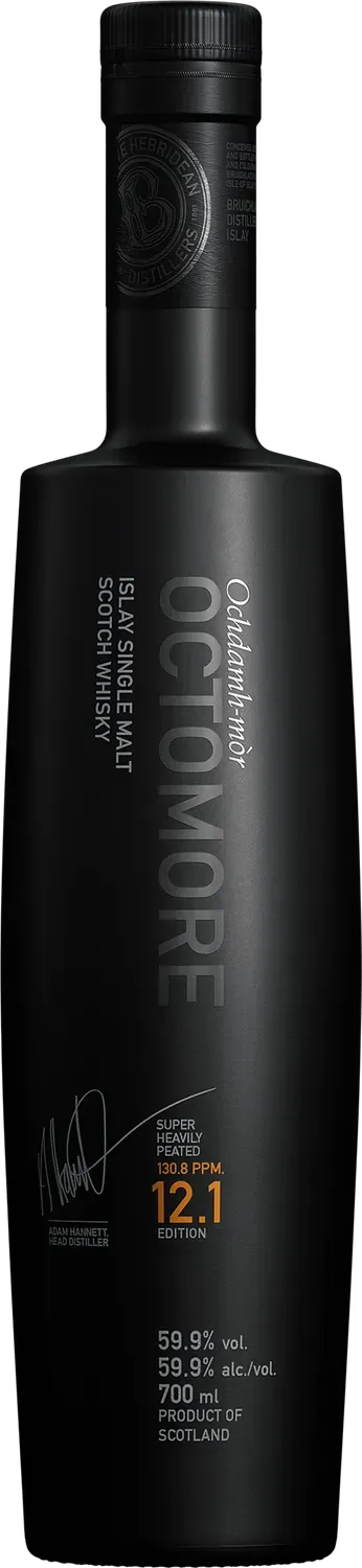 Bruichladdich Octomore 12.1 single malt whisky 70cl 5jr turf