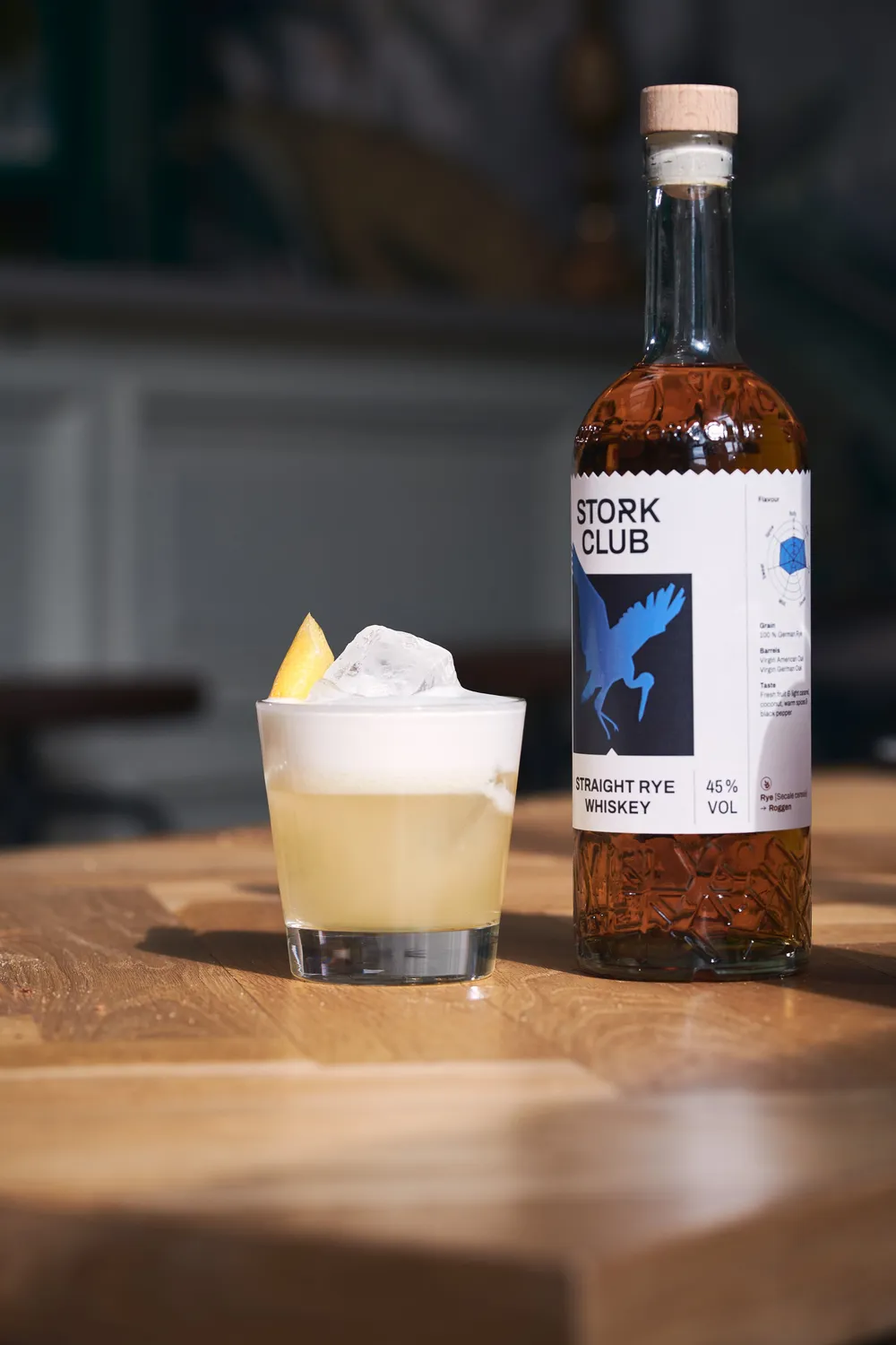 Stork Club Straight Rye whisky 70 cl 45% mild & kruidig