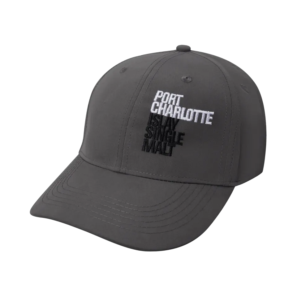 Port Charlotte Baseball Cap Grijs Gerecycleerd One Size