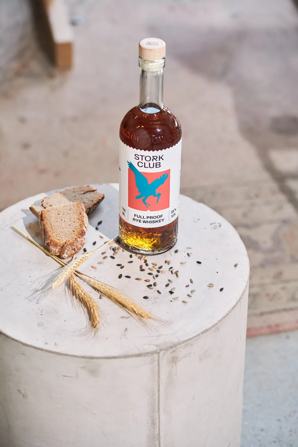 Stork Club Full Proof Rye whisky 70 cl 55% vatsterk