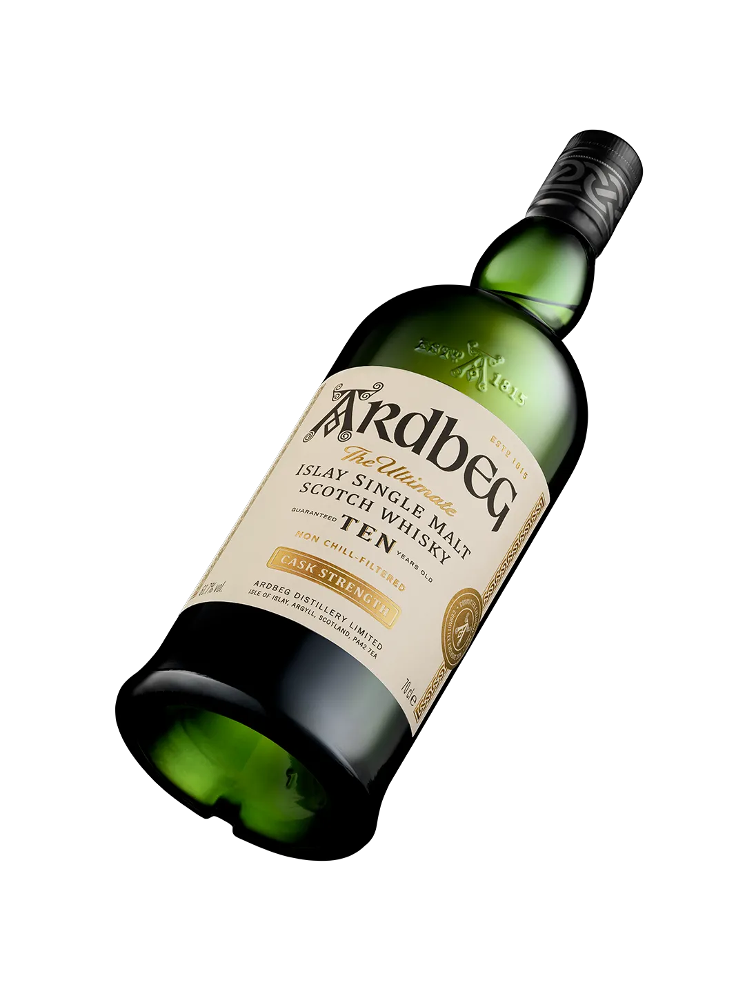 Ardbeg Ten Years Old single malt whisky cask strength