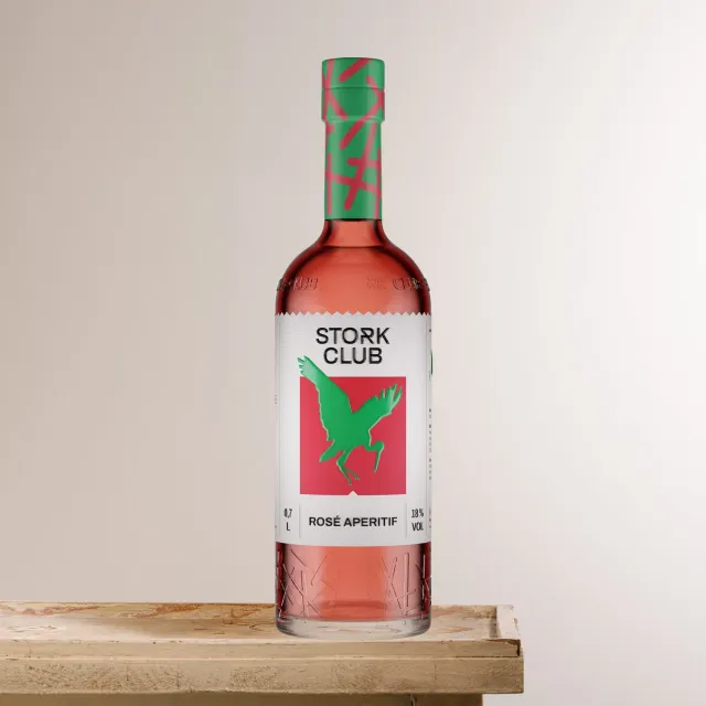 Stork Club Rosé-Rye aperitief 70 cl 18% fruitig fris
