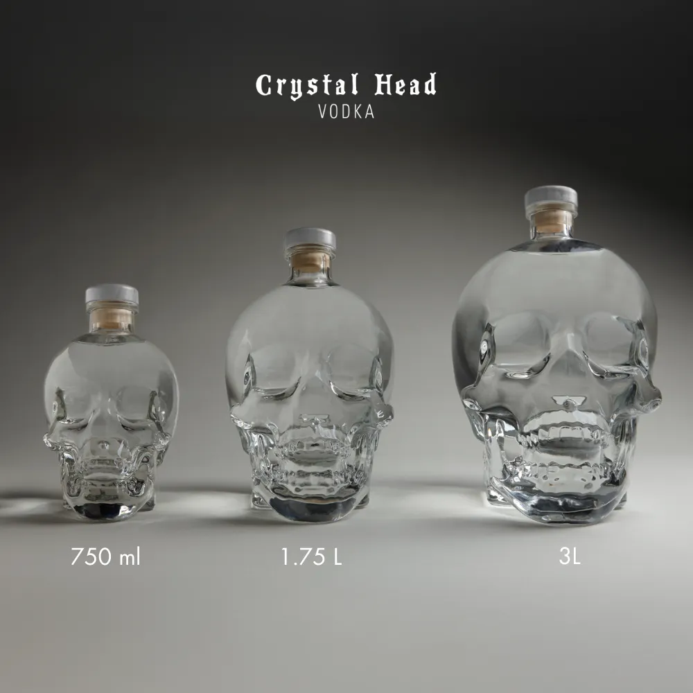 Crystal Head Original wodka 3L doodshoofdfles glutenvrij