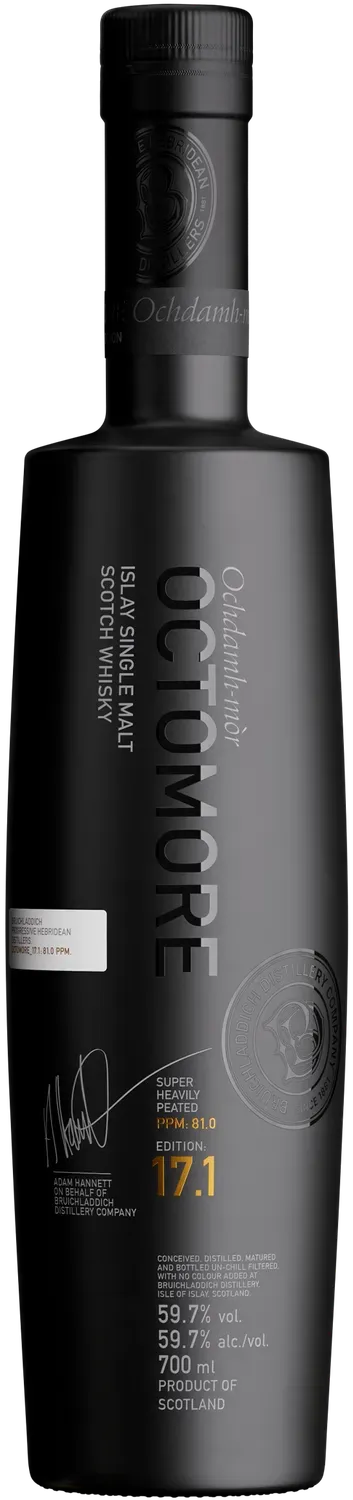 Bruichladdich Octomore 17.1 Single Malt Whisky 70cl Turf