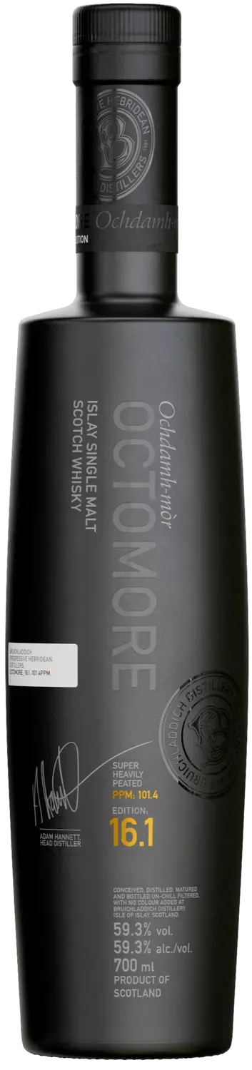 Bruichladdich Octomore 16.1 single malt whisky 70cl 59.3%