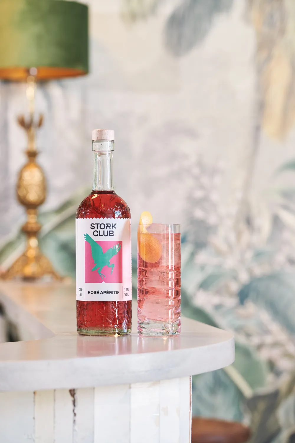 Stork Club Rosé apéritief fles 70cl 18% met box