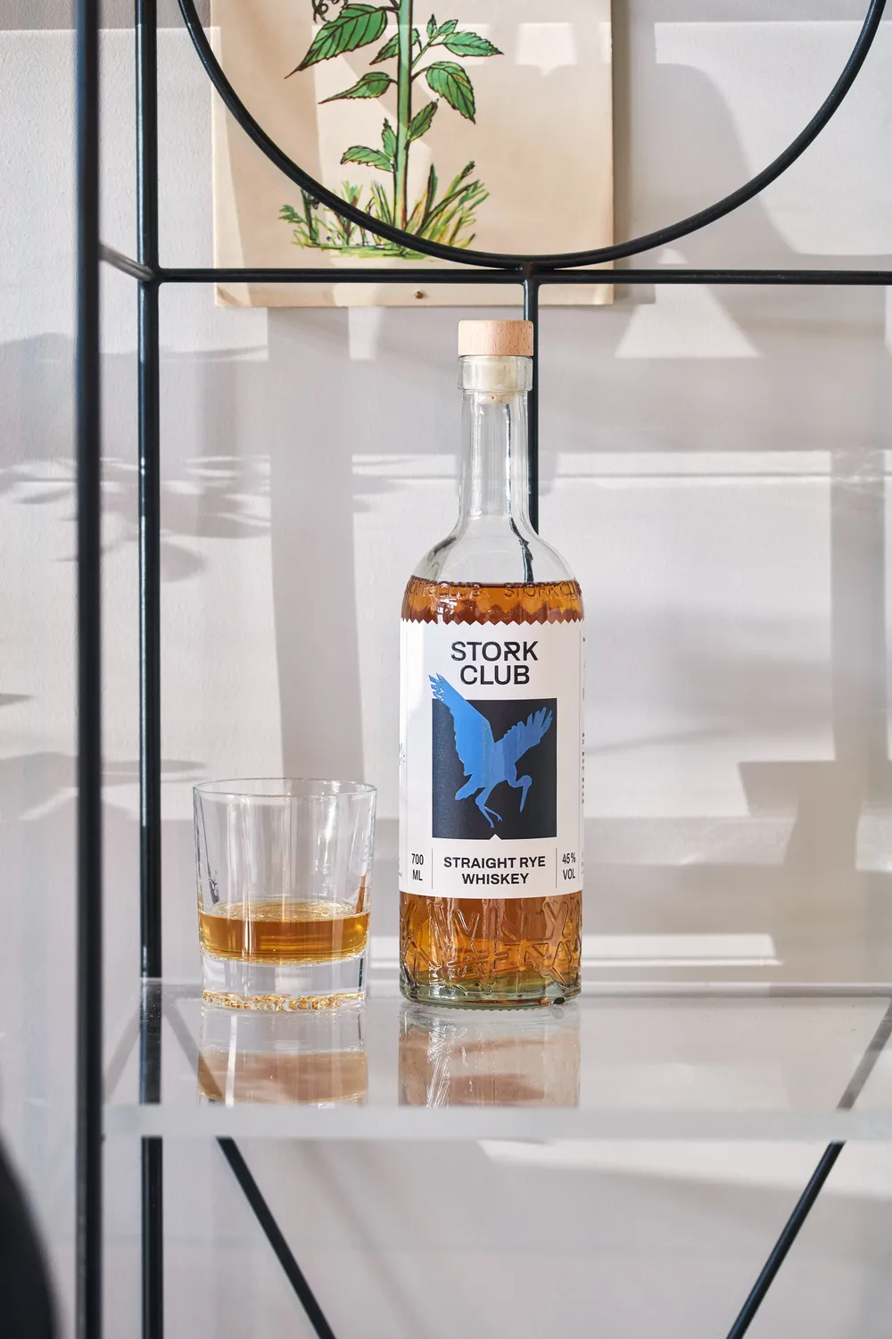 Stork Club Straight Rye whisky 70 cl 45% mild & kruidig