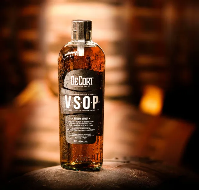 De Cort V.S.O.P. Belgian brandy wijn distillaat
