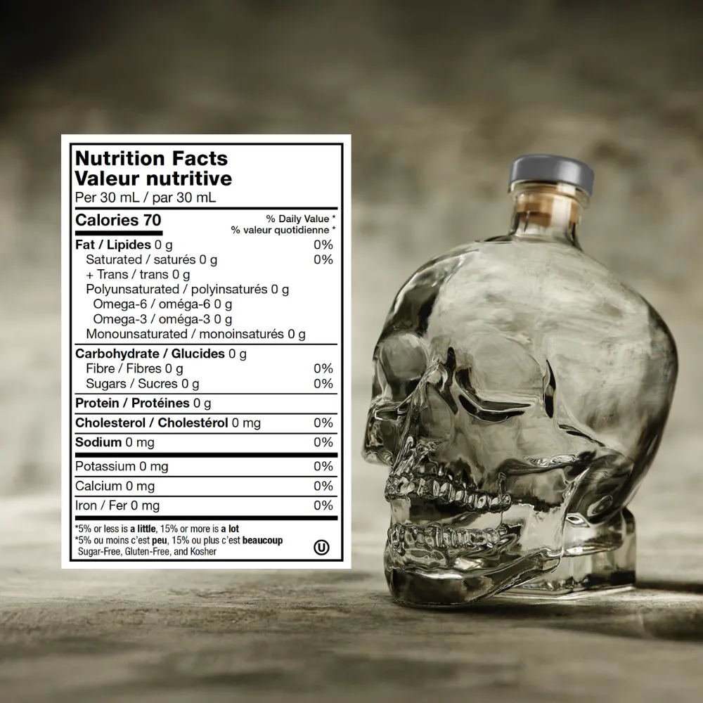 Crystal Head Original wodka 3L doodshoofdfles glutenvrij