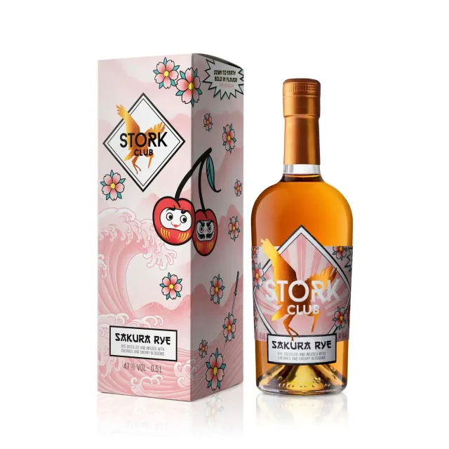 Stork Club Sakura Rye whisky 500 ml 47% kers