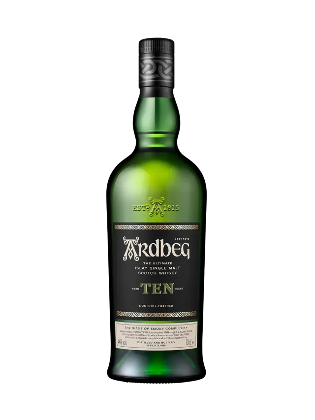 Ardbeg Ten Years Old single malt whisky 70 cl turf