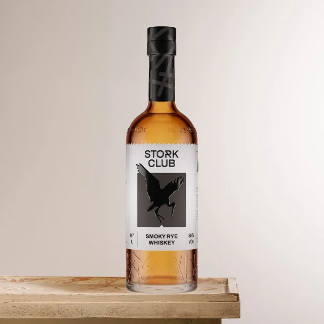 Stork Club Smoky Rye whisky 70 cl geschenkbox rokerig