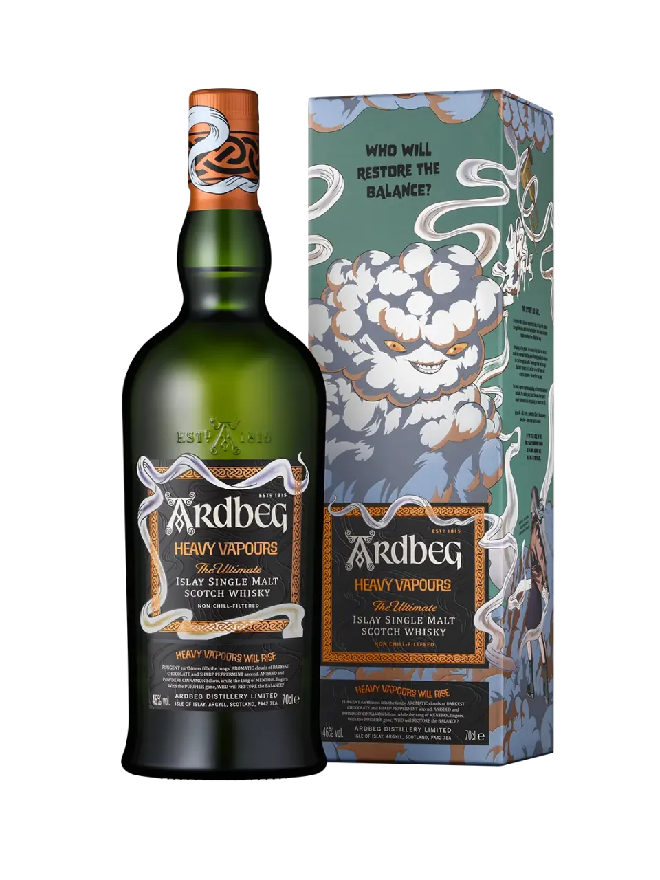 Ardbeg Heavy Vapours Limited Edition whisky vol rokerig
