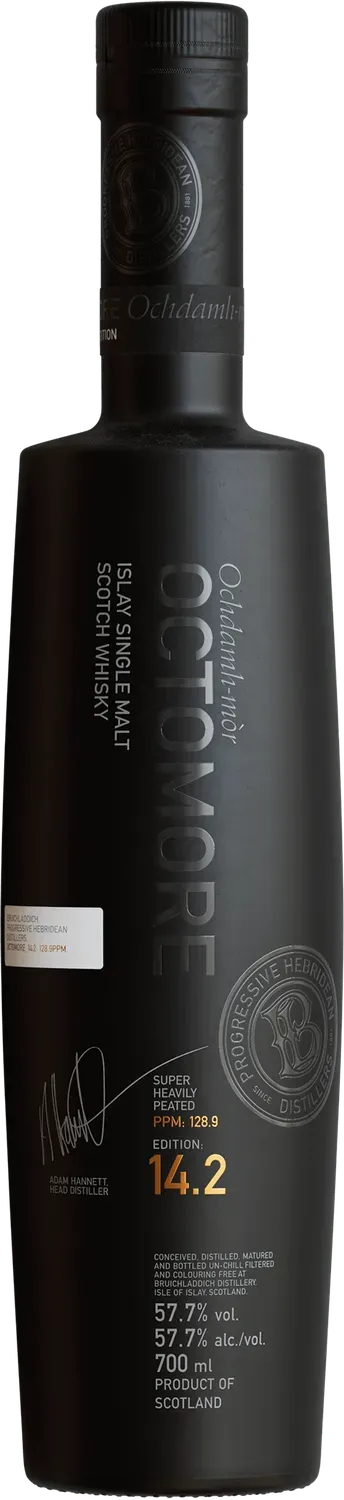 Bruichladdich Octomore 14.2 single malt 70 cl rokerig