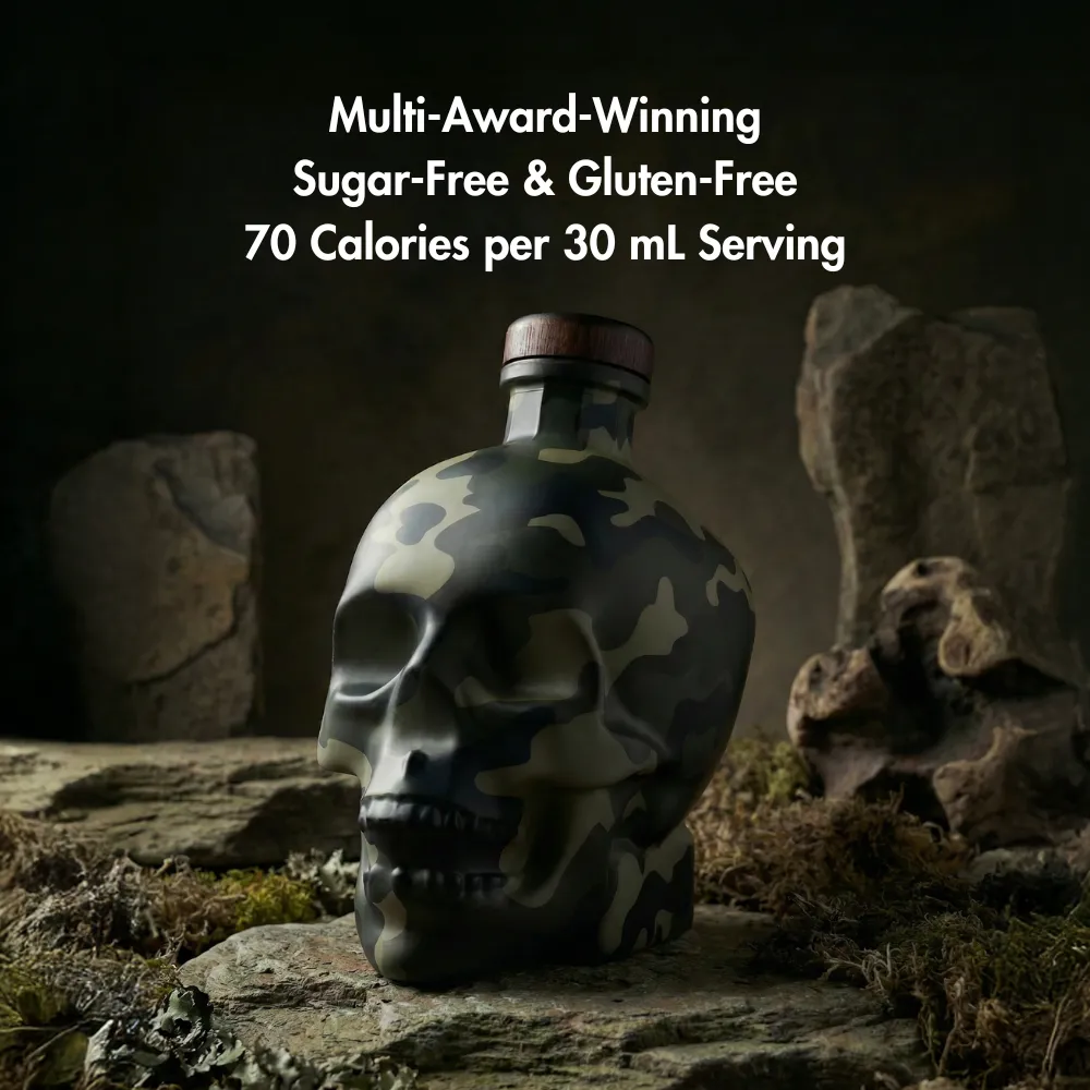 Crystal Head Camo wodka 750 ml limited edition mat