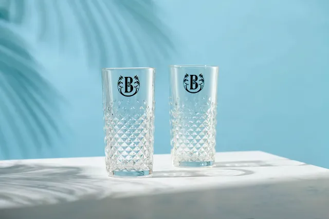Brockmans Hi-Ball glazen longdrinkglazen 2 stuks
