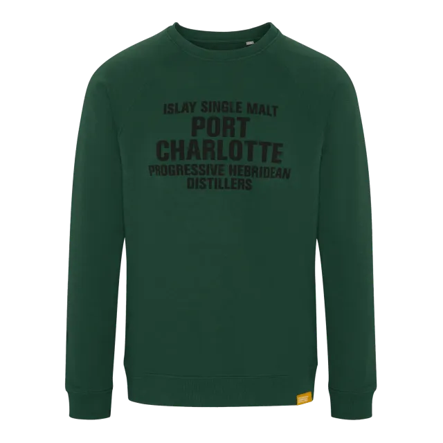 Bruichladdich Port Charlotte Green Sweatshirt trui groen