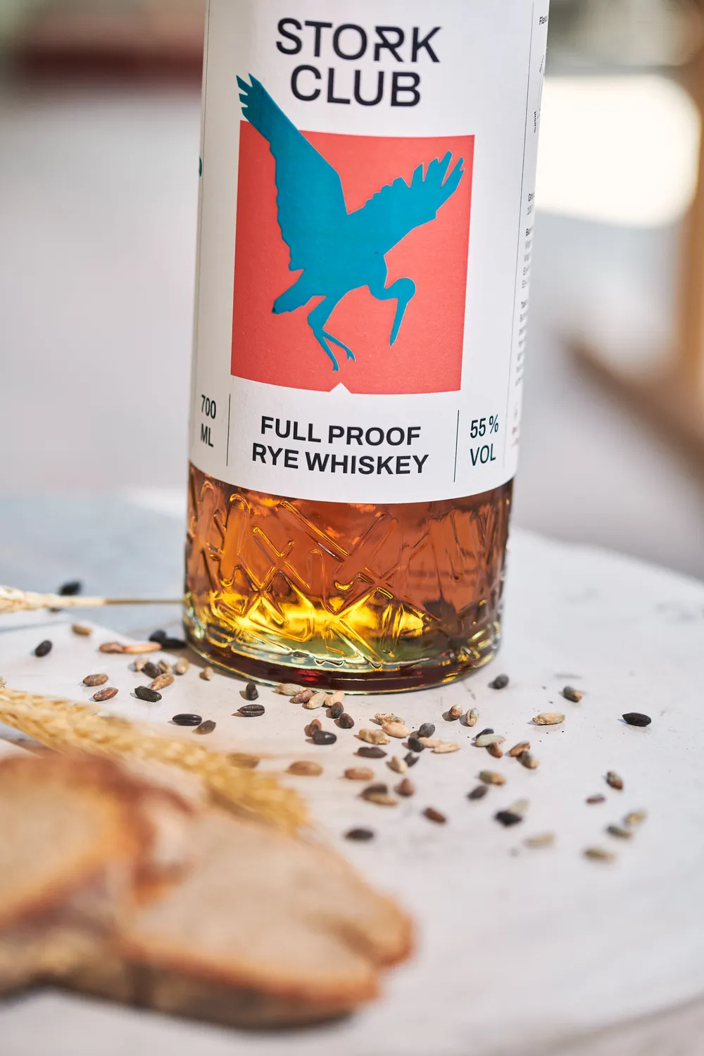 Stork Club Full Proof Rye whisky 70 cl 55% vatsterk