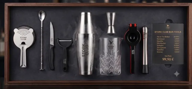 Stork Club Bar Tool Set Cocktailset 9-delig RVS