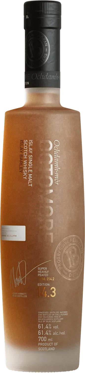 Bruichladdich Octomore 14.3 single malt whisky 70cl Islay
