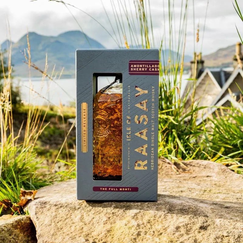 Isle of Raasay Full Monti single malt whisky 57,1% sherry