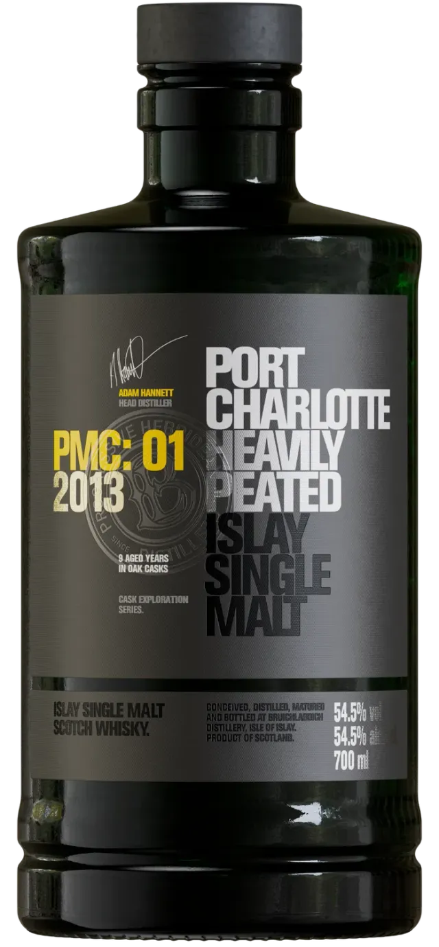 Bruichladdich Port Charlotte PMC:01 whisky 70cl Pomerol