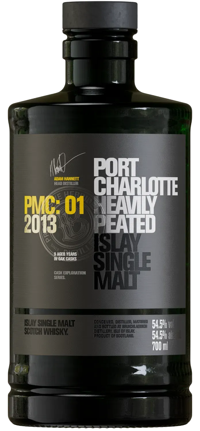 Bruichladdich Port Charlotte PMC:01 whisky 70cl Pomerol