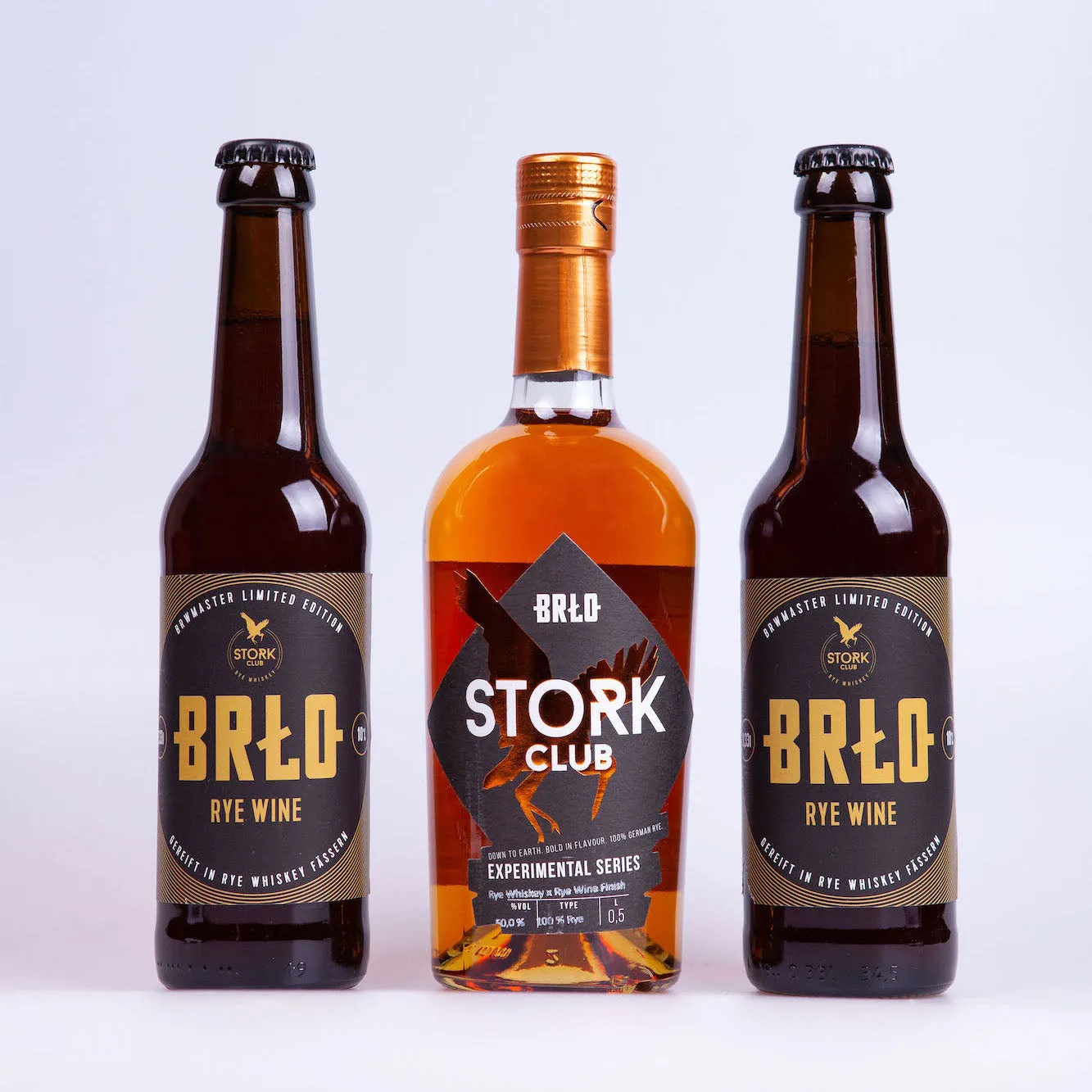 Stork Club Experimental BRLO Rye Whisky Set 50% Beperkt