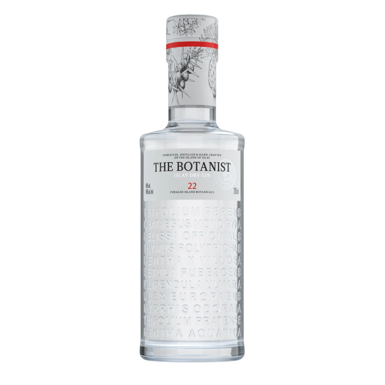 Bruichladdich The Botanist Islay Dry gin 70cl 22 botanicals