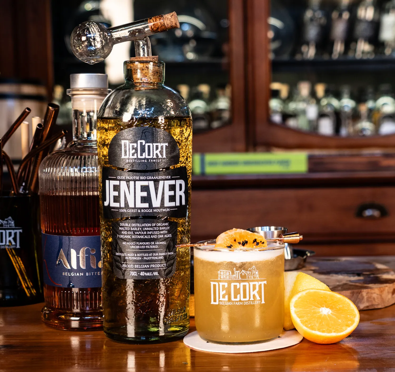 De Cort Oude Pajotse Jenever 70 cl klassiek moutig