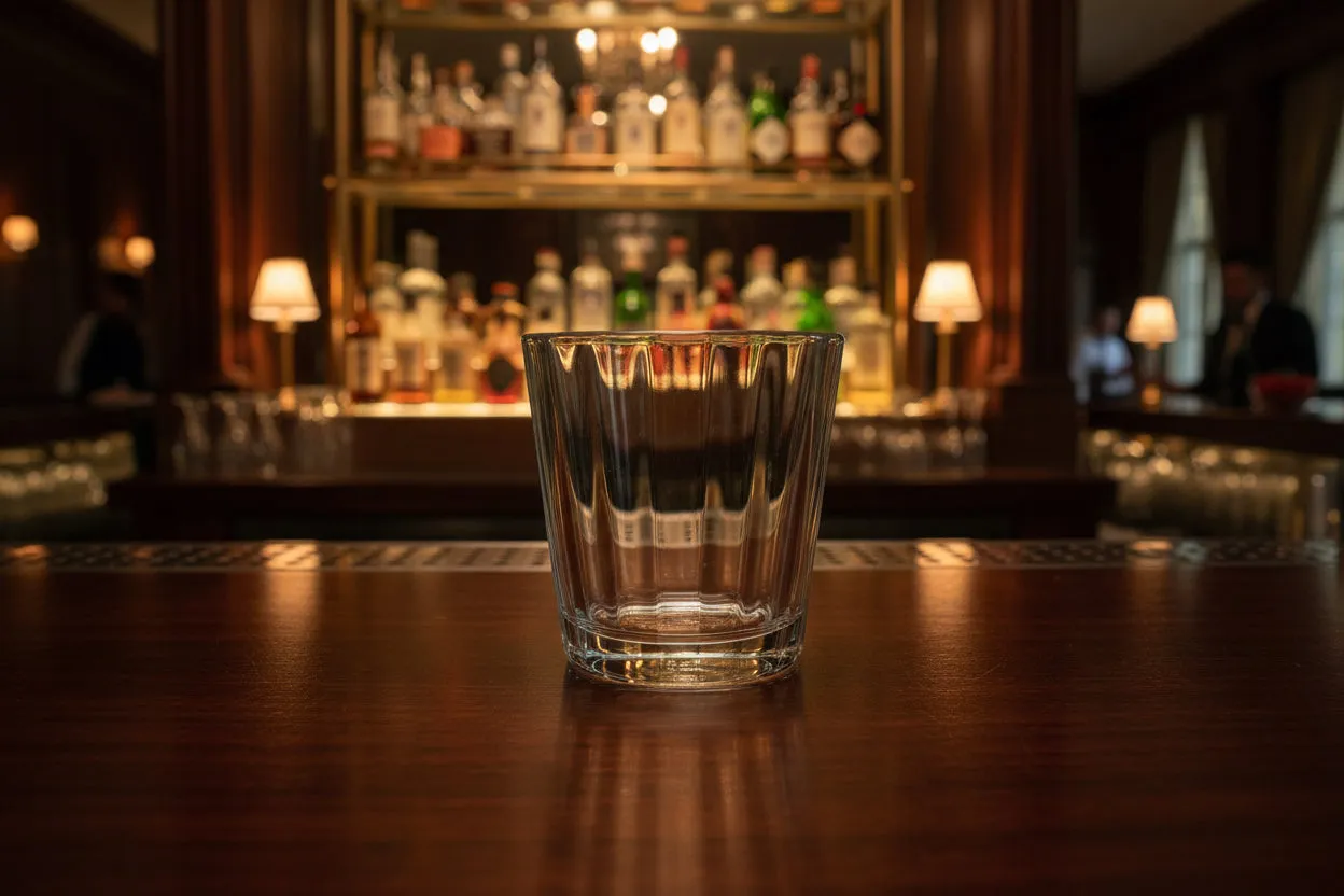 Stork Club shotglas glas bedrukt