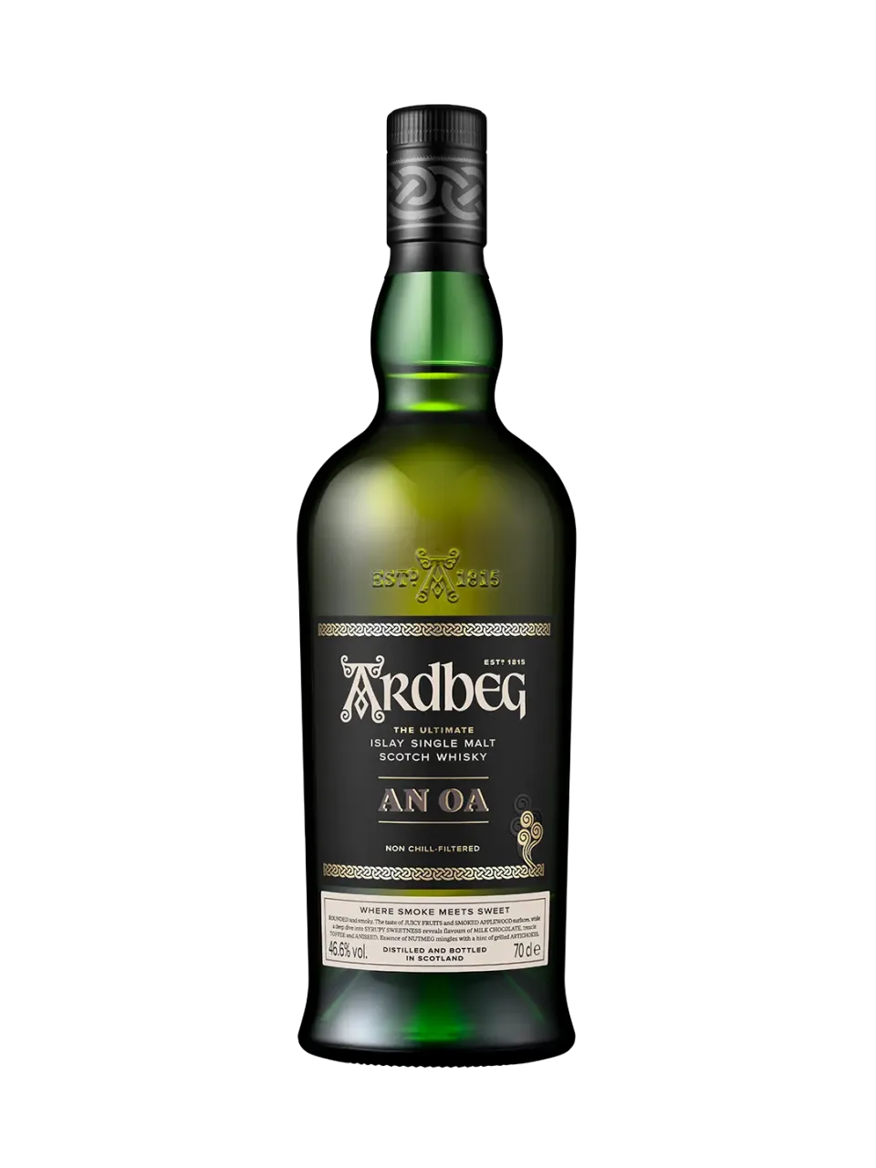 Ardbeg An Oa single malt whisky 70 cl rond