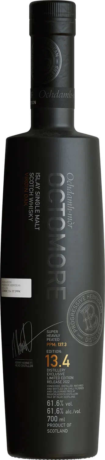 Bruichladdich Octomore Edition 13.4 Whisky 70cl virgin oak