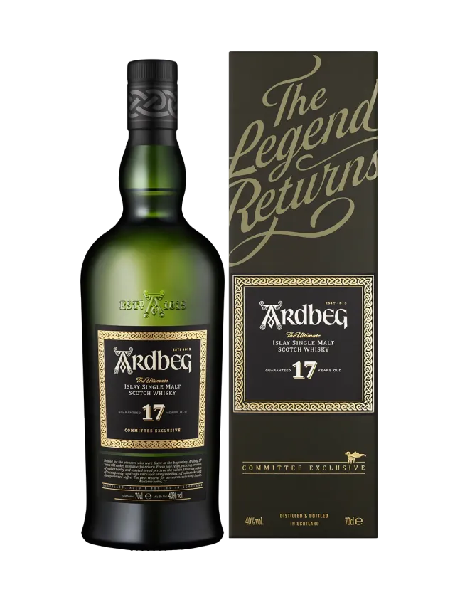 Ardbeg 17 Years Old single malt whisky turfrook lang