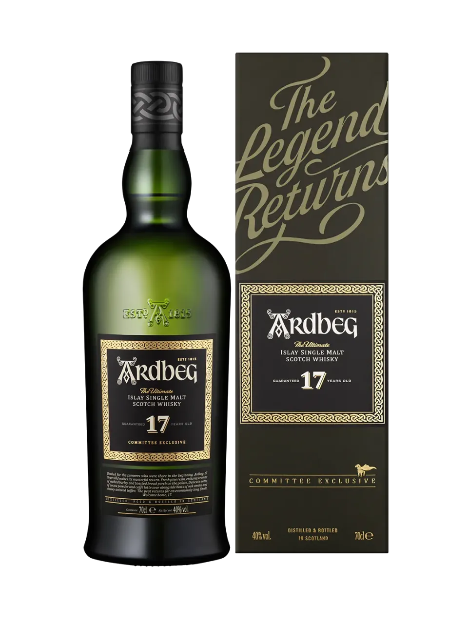 Ardbeg 17 Years Old single malt whisky turfrook lang