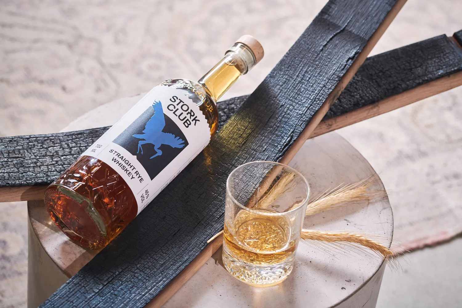 Stork Club Straight whisky 70 cl met geschenkdoos vanille