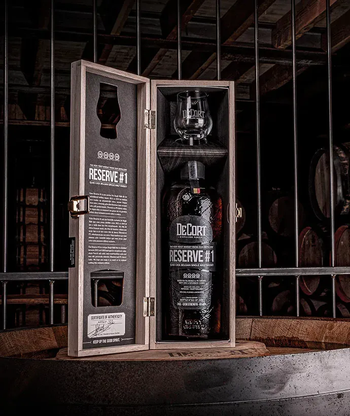 De Cort Reserve #1 single malt whisky 70 cl first